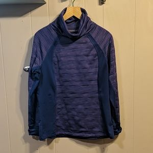 Cascade Sports purple space dye Med pullover